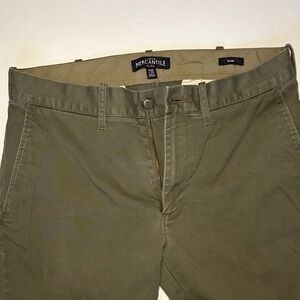 J. Crew Mercantile Slim Khakis
